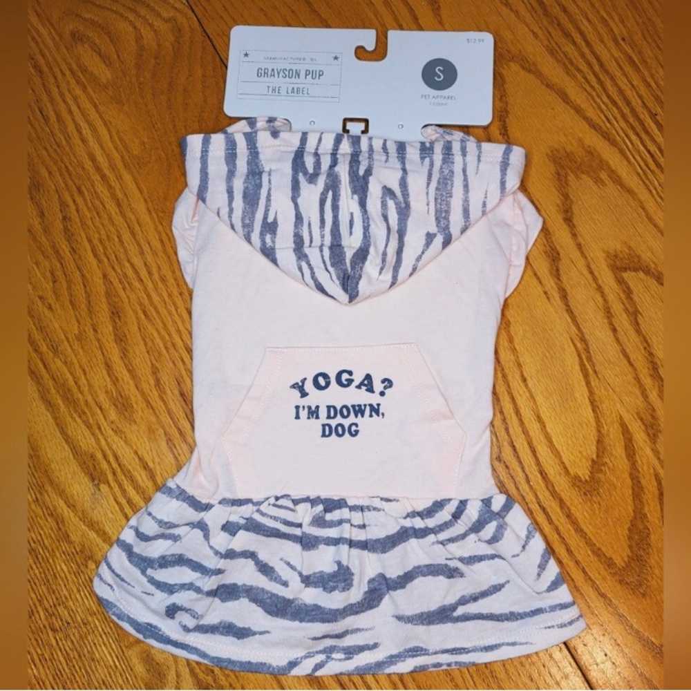 🐾Grayson Pup Hooded Dress Sz SML